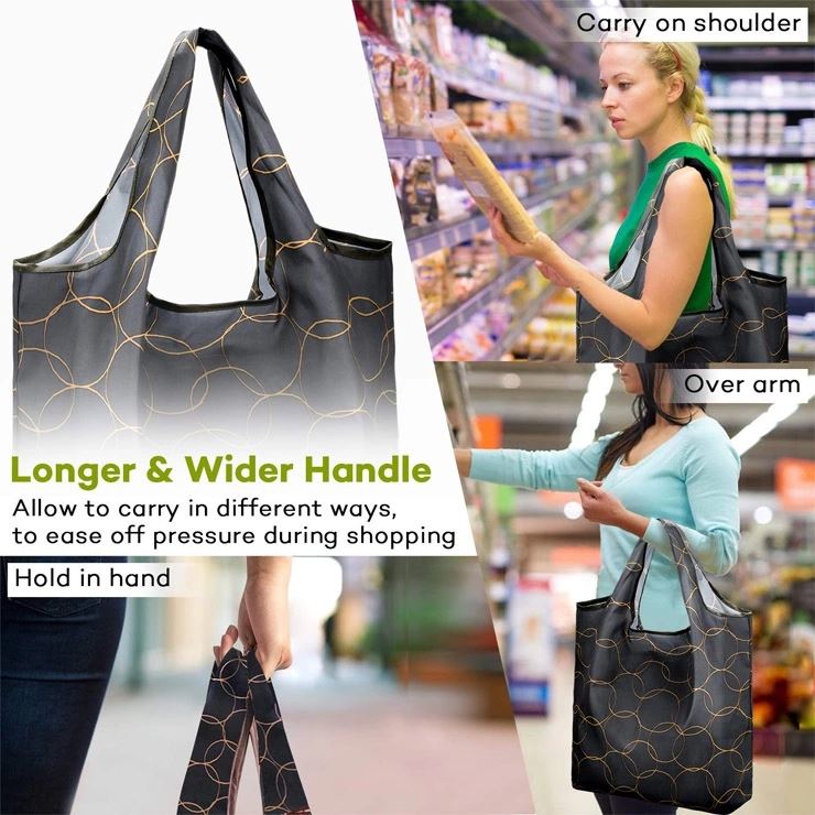 Wholesale-Portable-Waterproof-Polyester-Grocery-Bag-Reusable (2)
