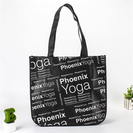Sedex Factory Customised Logo Printed Non Woven Laminated Tote Bags