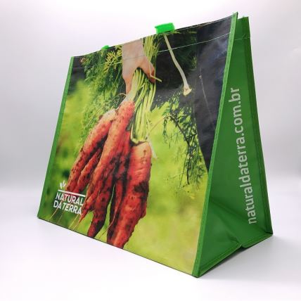 促销定制印刷广告PP塑料编织手提袋
