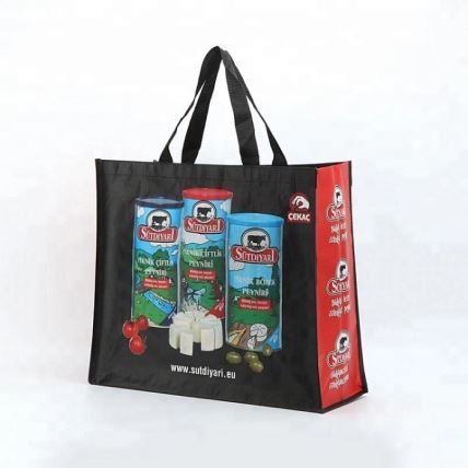 Custom Printed Laminated PP Woven Bag Shopping Bag with Soft Loop