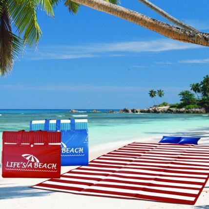 Recyclable Printed PP Woven Beach Mat