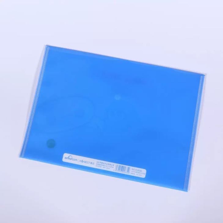 Custom Plastic A4 Size Clear L File Folder Document Holder