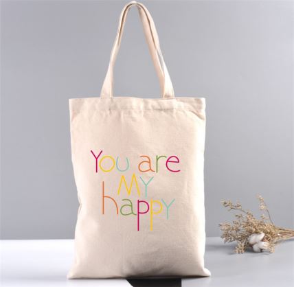 Grocery Canvas Cotton Organic Fabric Shopping Bag for Market