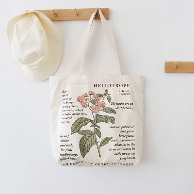 Economical Customized Color Heavy Cotton Two Tone Shopping Tote Bag