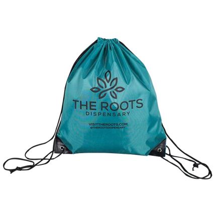新的促销轻质网格袋抽绳背包健身房海滩背包