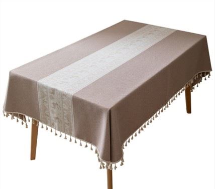 漂亮的棉布桌布