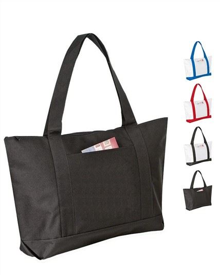 Polyester Beach Tote Bag With Zipper