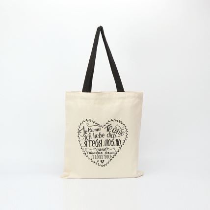 Eco Friendly Reusable Carrier Bag /Calico Cloth Carry Bag /100% Natural Organic Cotton Bag/ Grocery Shopping Tote Bag/ Canvas Handbag Bags/Bolsas De Algodo